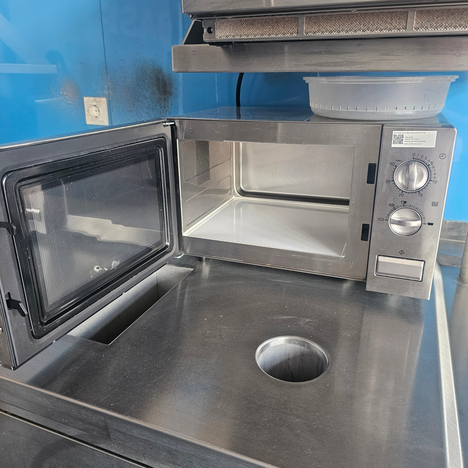 Mikrowelle Panasonic NE-1027 Edelstahl Gastro