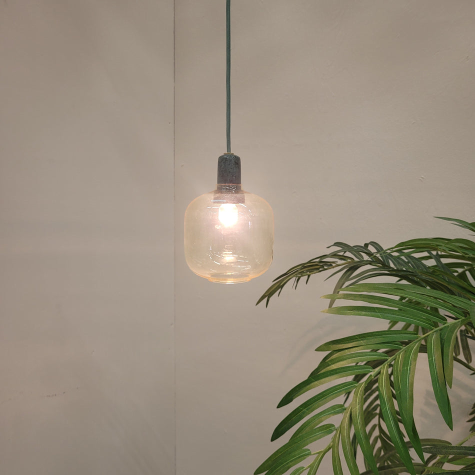 Normann Copenhagen Amp Pendelleuchte Marmor Grün Design Lampe