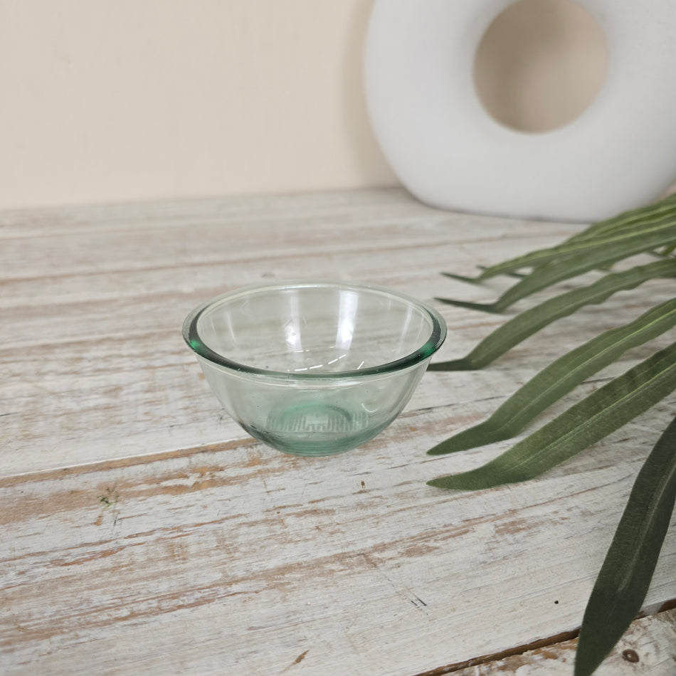 Glasschale Dekoschale 9,5cm Schälchen Grün Glas Dessertschale Deko