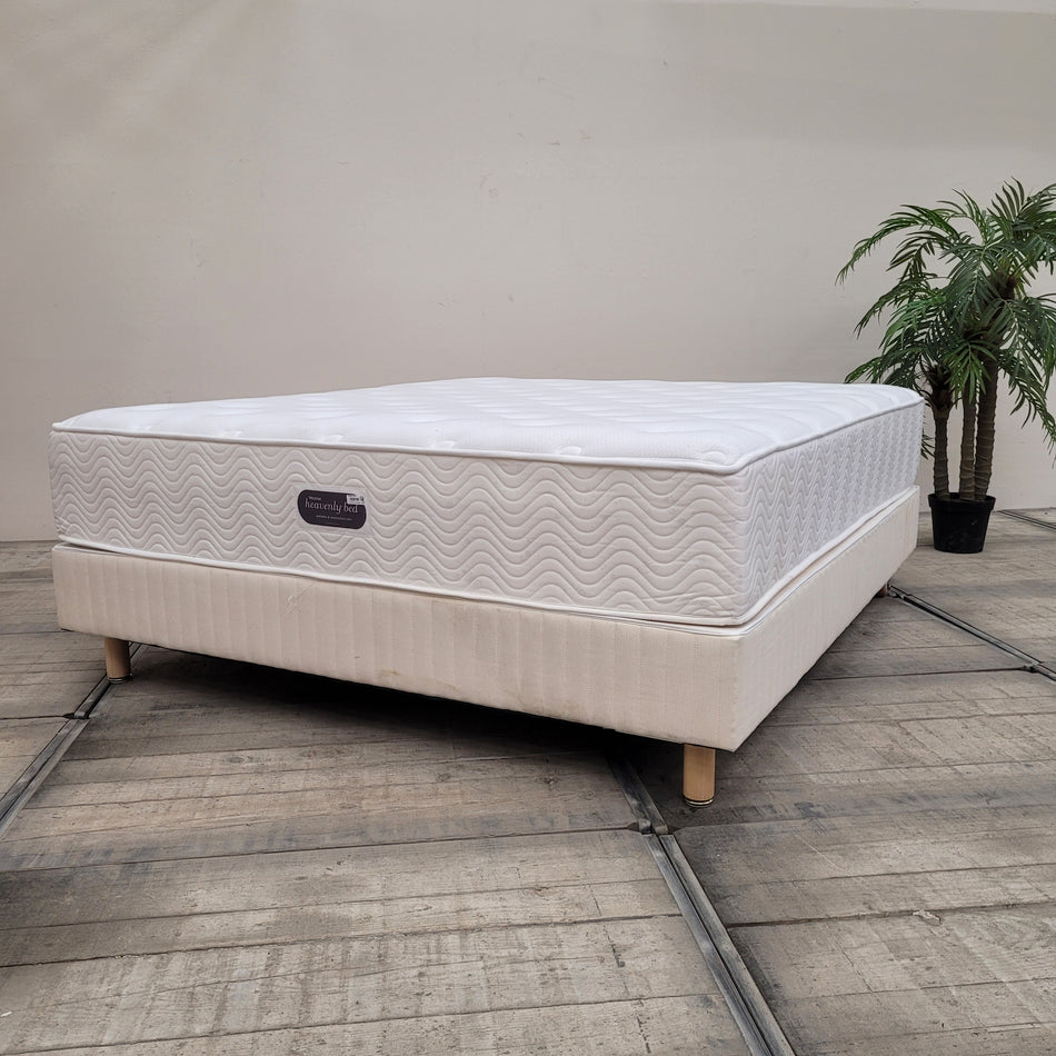 Simmons Heavenly Bed Boxspringbett 180x200 Inkl. Matratze Doppelbett Bett Gebraucht