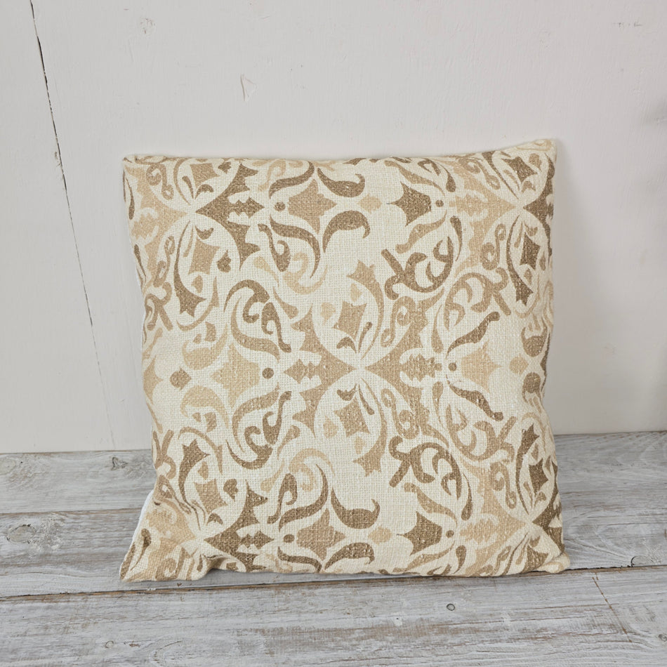 Tiseco Zierkissen Jemima 45x45cm Sandfarben Baumwolle Kissen Deko