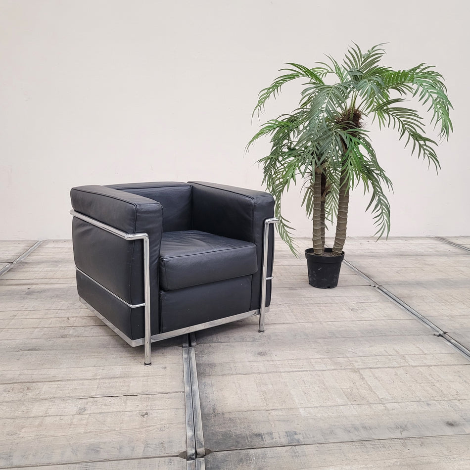 Design-Klassiker LC3-Stil Le Corbusier Sessel Nachbau Gebraucht
