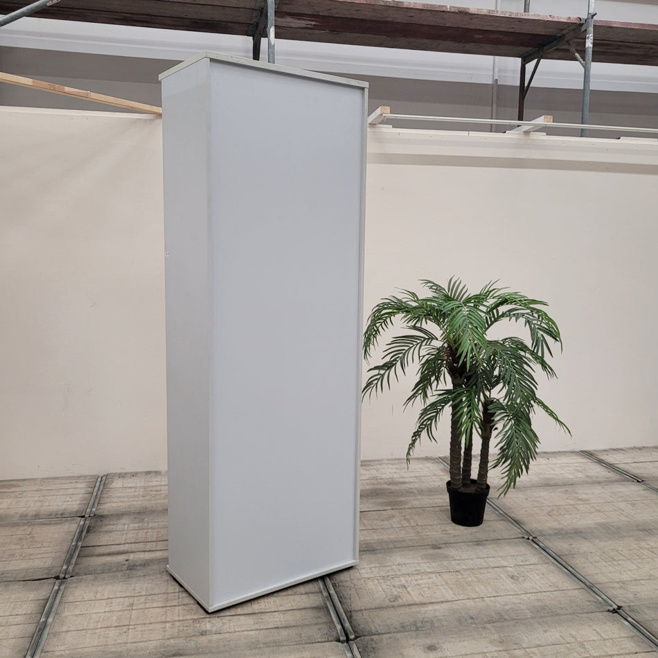 PLANMÖBEL Aktenregal 80cm Offen Grau Holz Büromöbel Regal Gebraucht