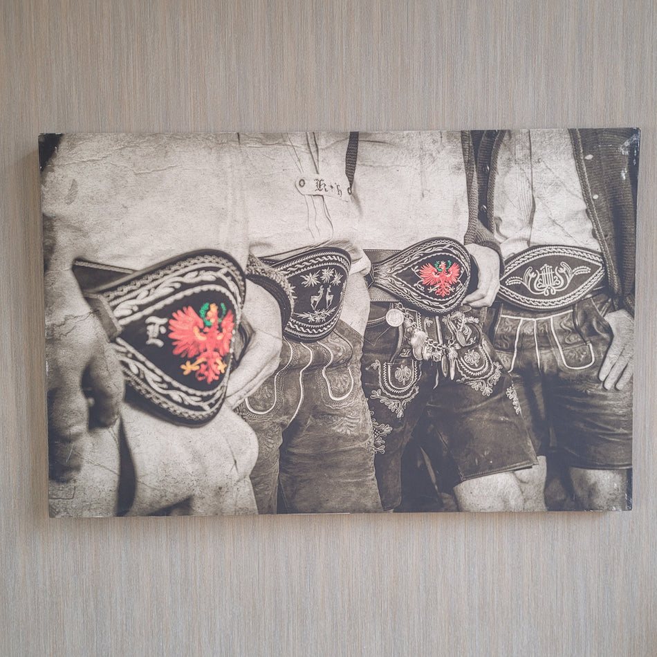 Wandbild gebraucht Sepia rot Leinwand Fotodruck 100x65 Bild