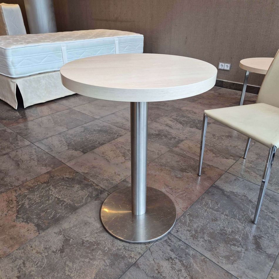 Runder Tisch gebraucht Esstisch Birke Metall und Holz