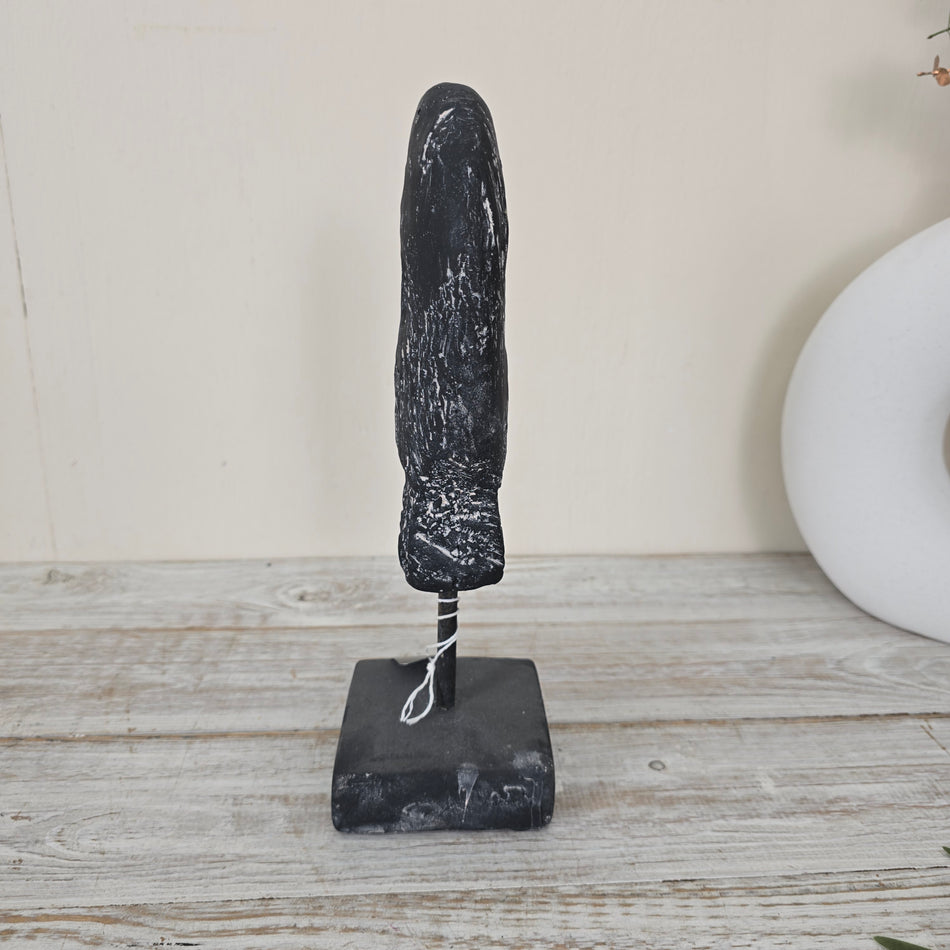 Countryfield Skulptur Moroa 30cm Schwarz Anthrazit Deko