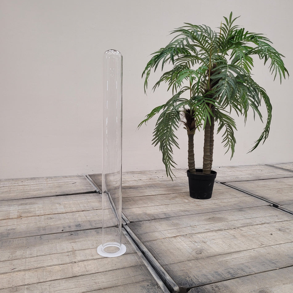 Hochwertiger Glaszylinder Dekovase Laborgefäß Design Glas Neu Überproduktion