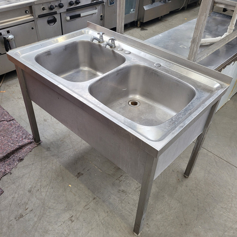 Spültisch gebraucht Spüle Edelstahl Gastro Doppelwaschbecken