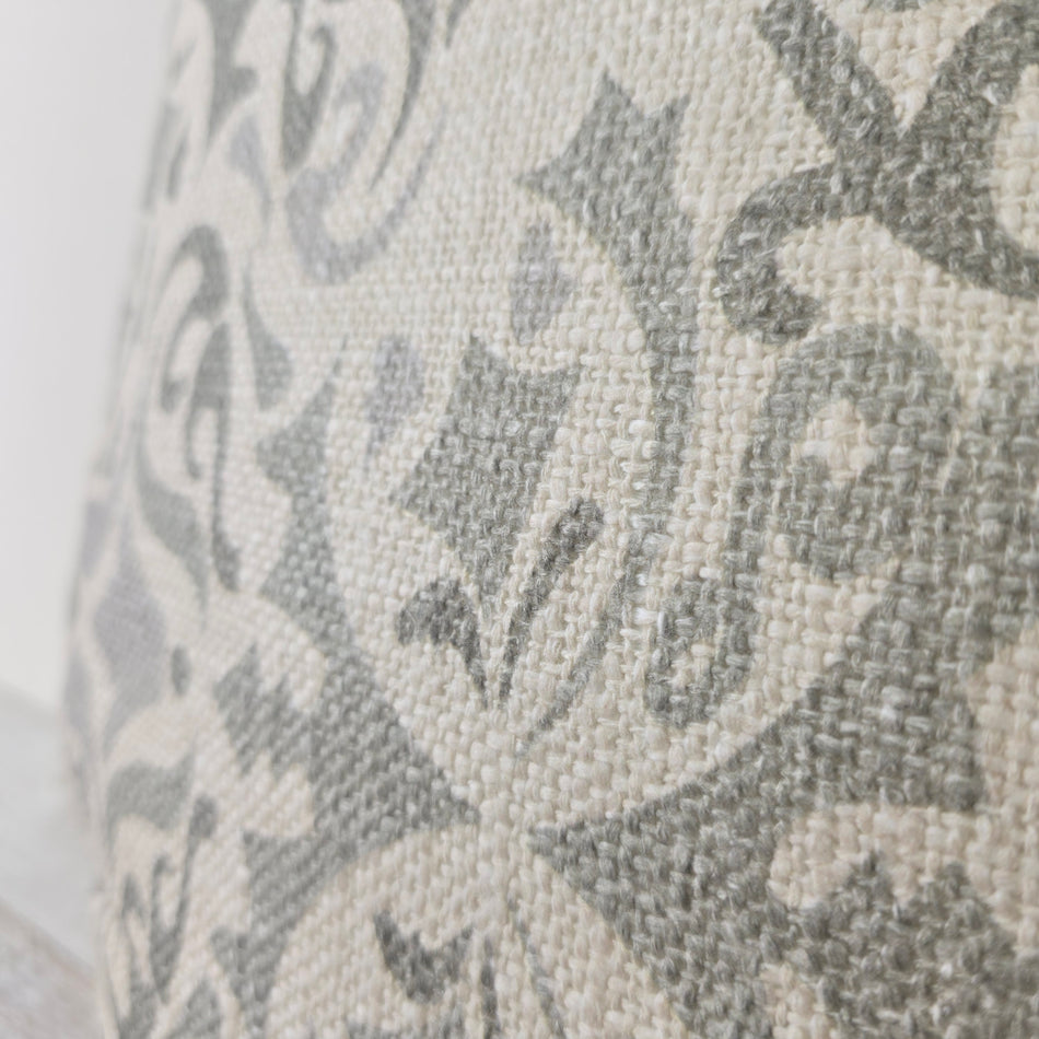 TISECO Zierkissen 45x45cm Grau Beige Ornament Muster Mit Reißverschluss Kissen Deko