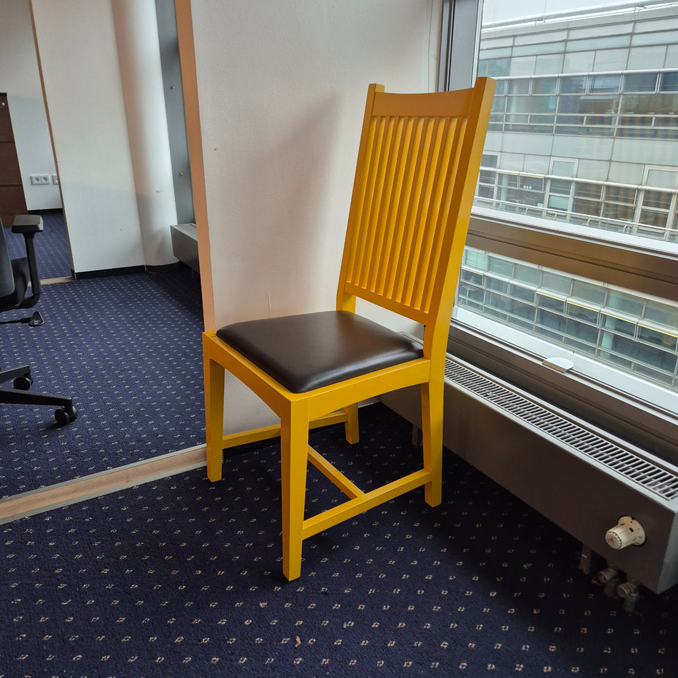 Holzstuhl gelb – Esszimmerstuhl & Gastrostuhl aus Holz, gebraucht