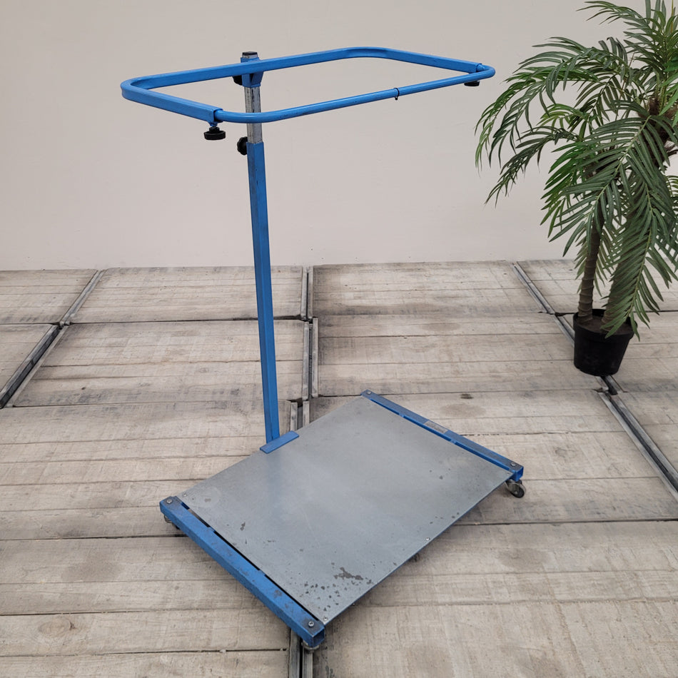 Original Spaniol Kleiderständer Blau Transportwagen Industrie Gebraucht