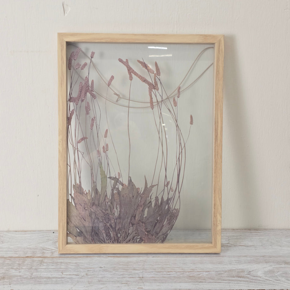 BePureHome Bilderrahmen Potpourri 30x40 cm Doppelglas Holz Natur Deko