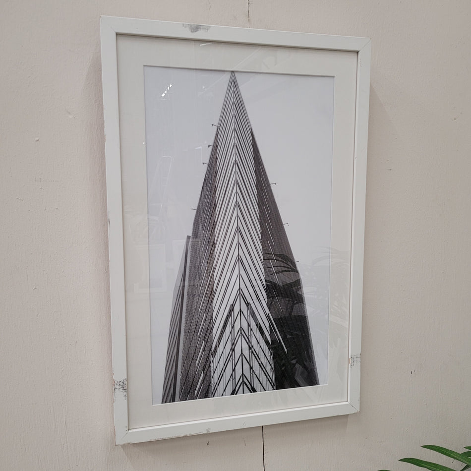 Wandbild Renzo Piano Berlin Schwarz-Weiß gerahmtes Foto Deko Gebraucht