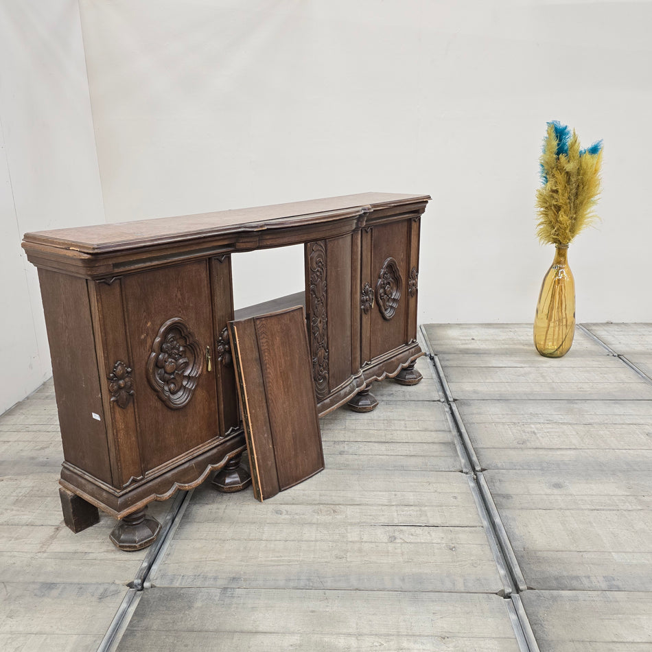 Antikes Sideboard Anrichte Massivholz Rustikal Schrank Vintage Gebraucht