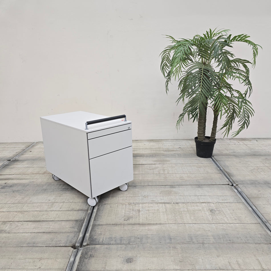 Planmöbel Rollcontainer Weiß 3 Schubladen Büro Container Gebraucht