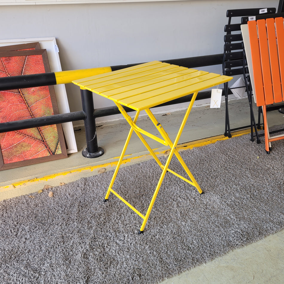 Outdoor Tisch gelb Outdoor Gartentisch Klapptisch