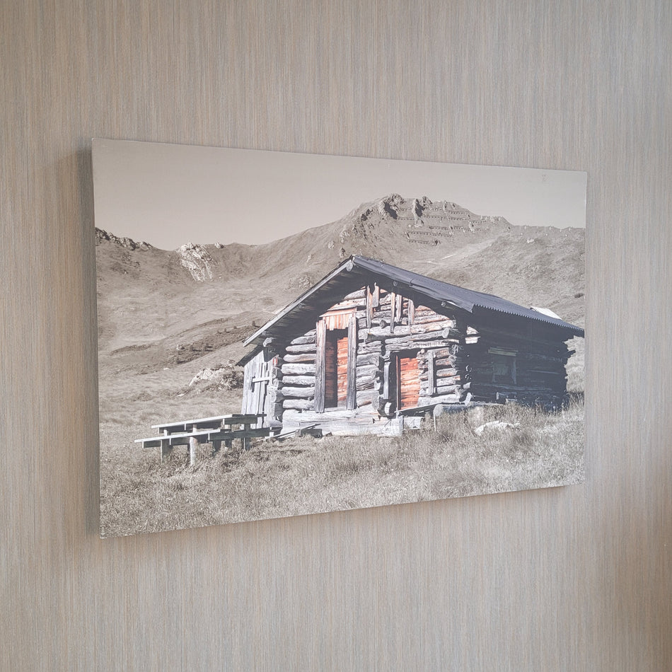 Wandbild Leinwand Fotodruck sepia 110x75 Bild