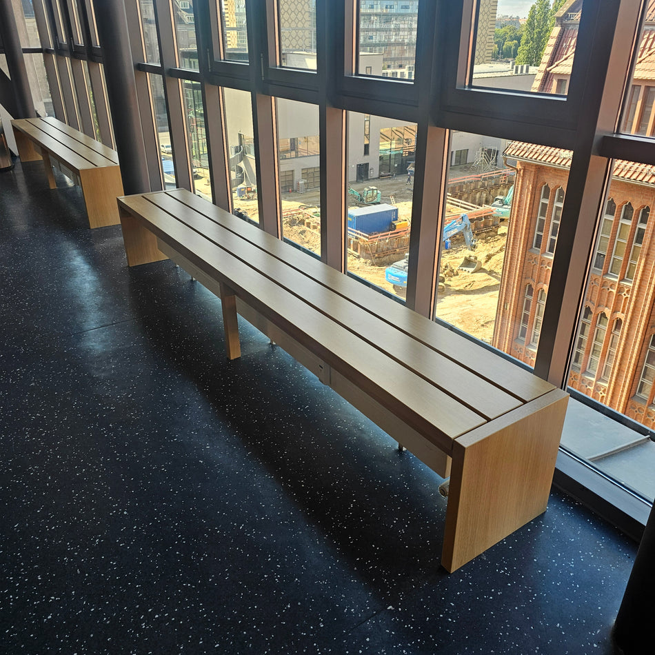 Lange Sitzbank Holz Bank