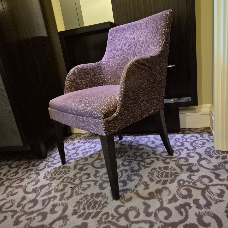 Schreibtischstuhl Luxus lila aus Atlantic Hotel Hamburg Stuhl gebraucht