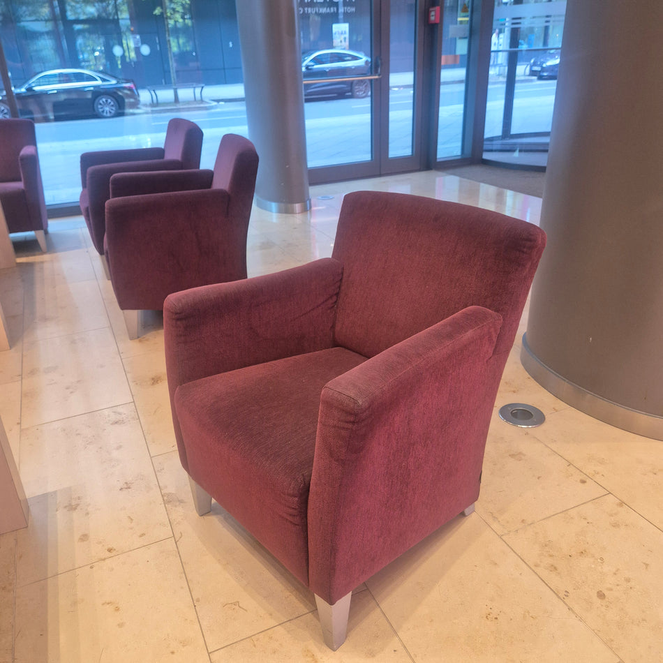 Sessel lila Lobby