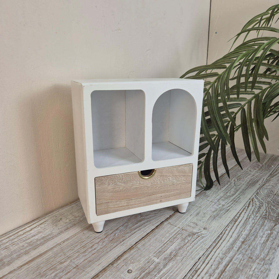 Home Accents Schmuckkästchen Schmuckbox Holzoptik Beige Deko