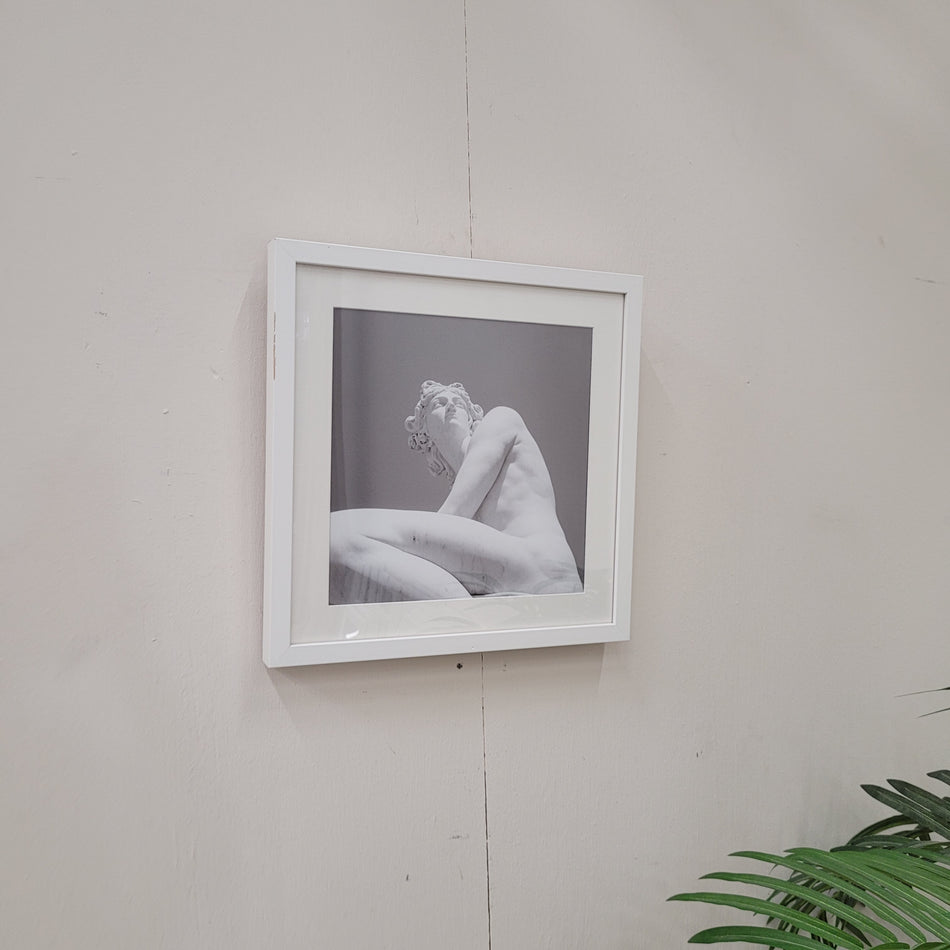 Wandbild Statute Berlin Schwarz-Weiß gerahmtes Foto Deko Gebraucht