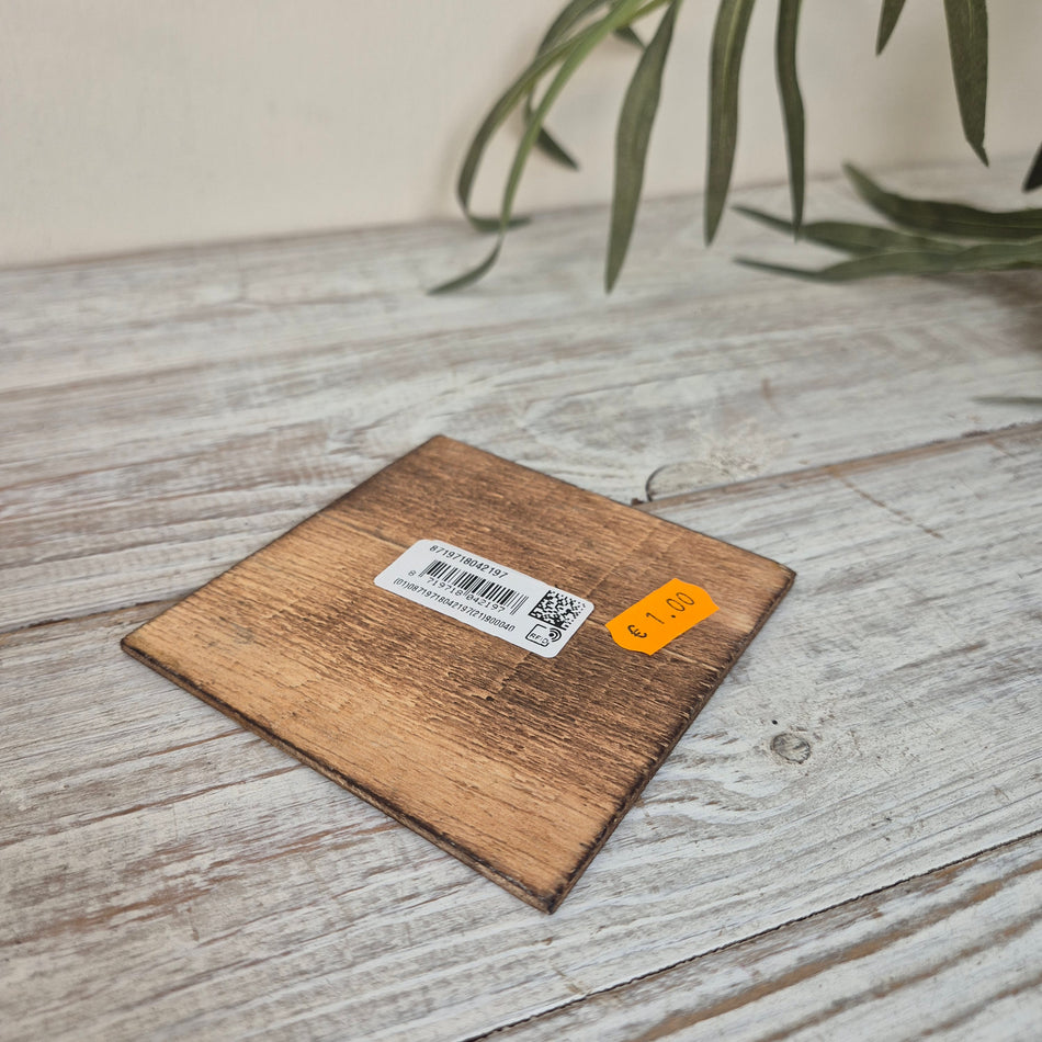 Untersetzer Bunt Holz Schmetterling Distelfalter Quadratisch 10x10 Deko Küchenbedarf