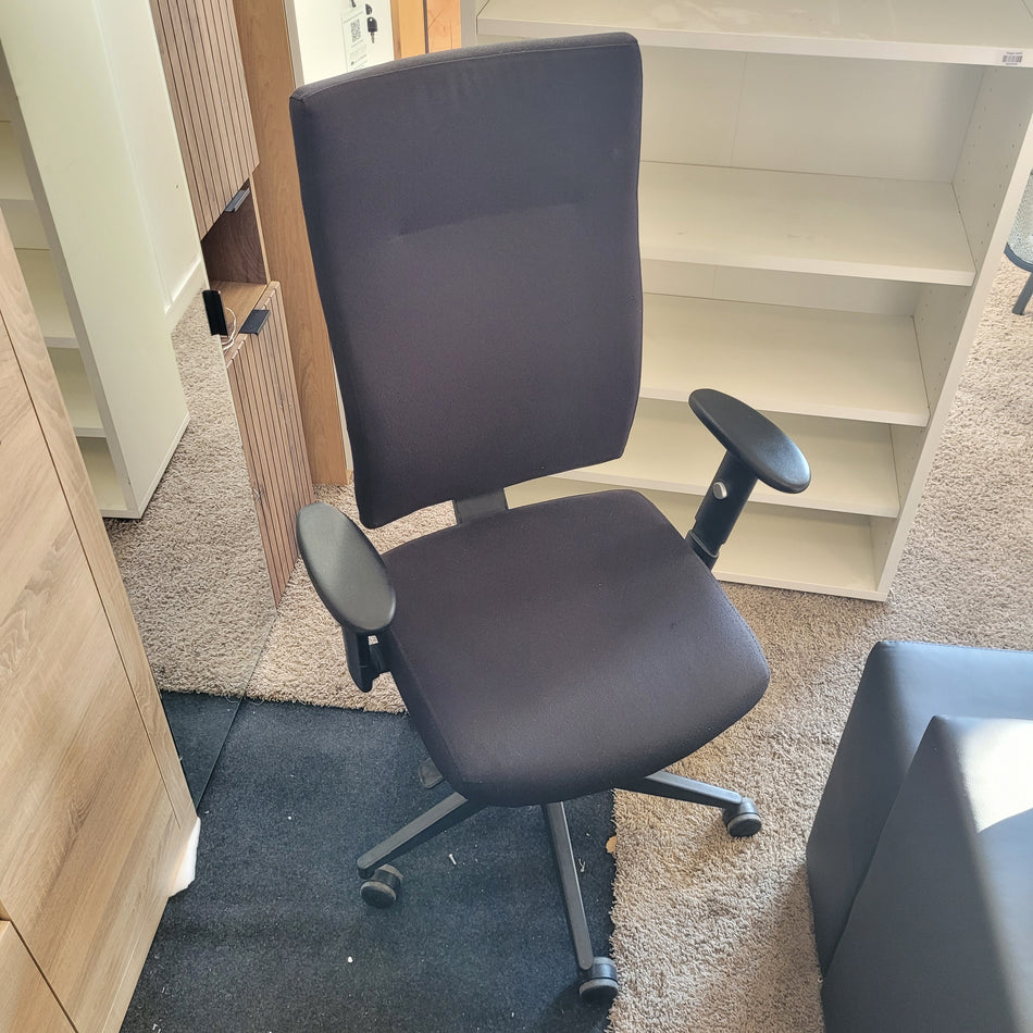 hjh office Bürostuhl Drehstuhl Stuhl schwarz