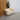 Chesterfield Stil Sessel beige Kunstleder