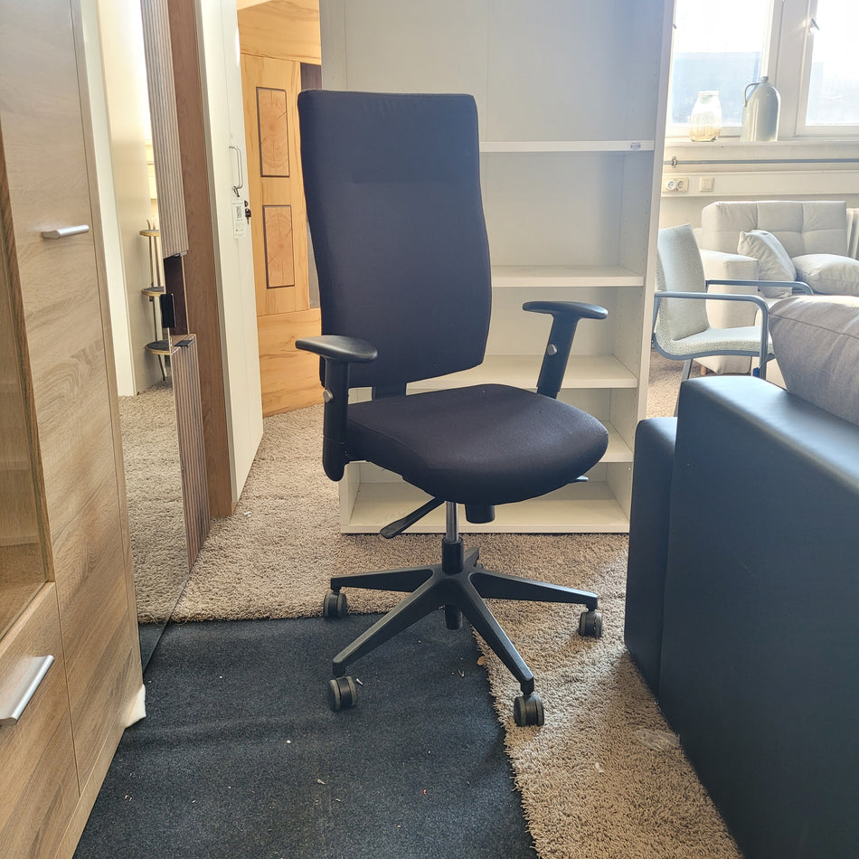 hjh office Bürostuhl Drehstuhl Stuhl schwarz