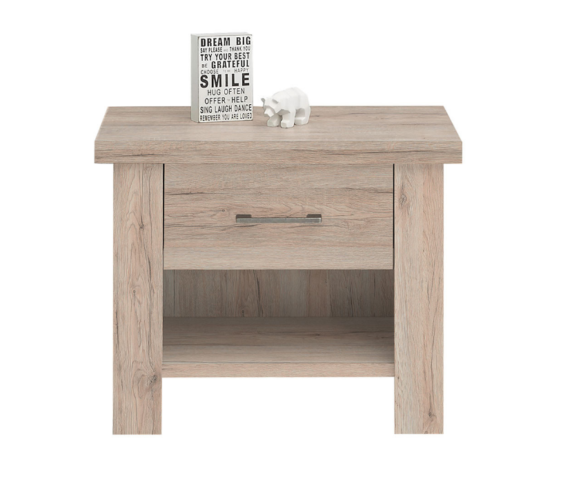 Luca Nachtkommode Eiche San Remo Nachttisch